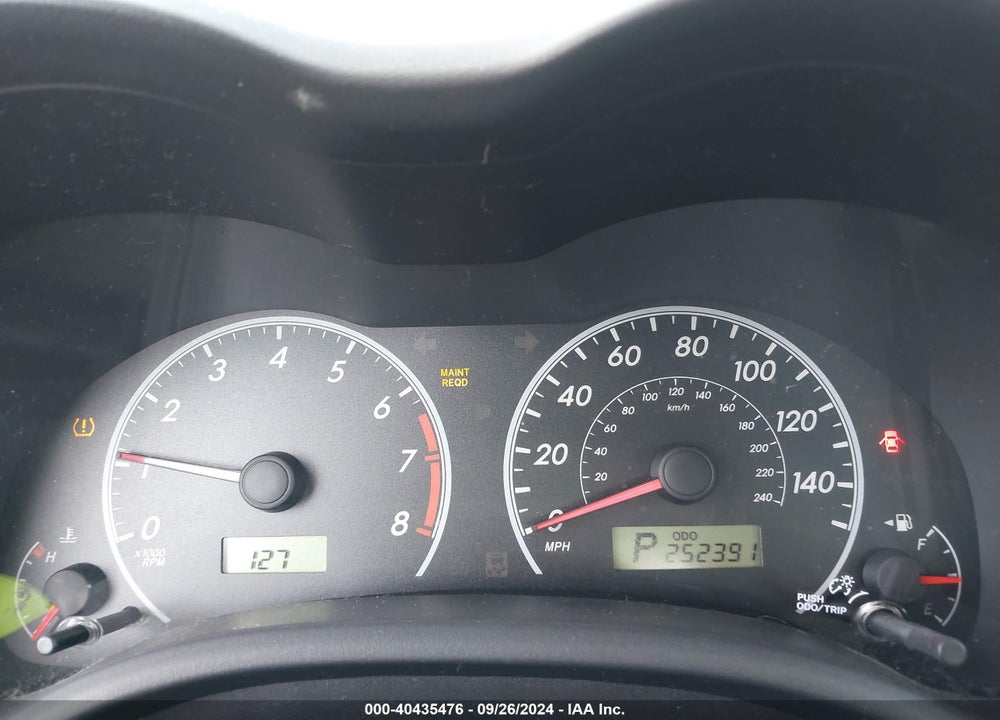 2009 TOYOTA COROLLA S VIN: 2T1BU40E49C162071