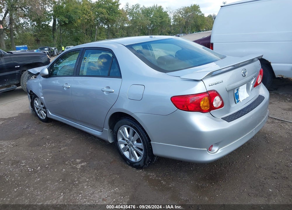 2009 TOYOTA COROLLA S VIN: 2T1BU40E49C162071