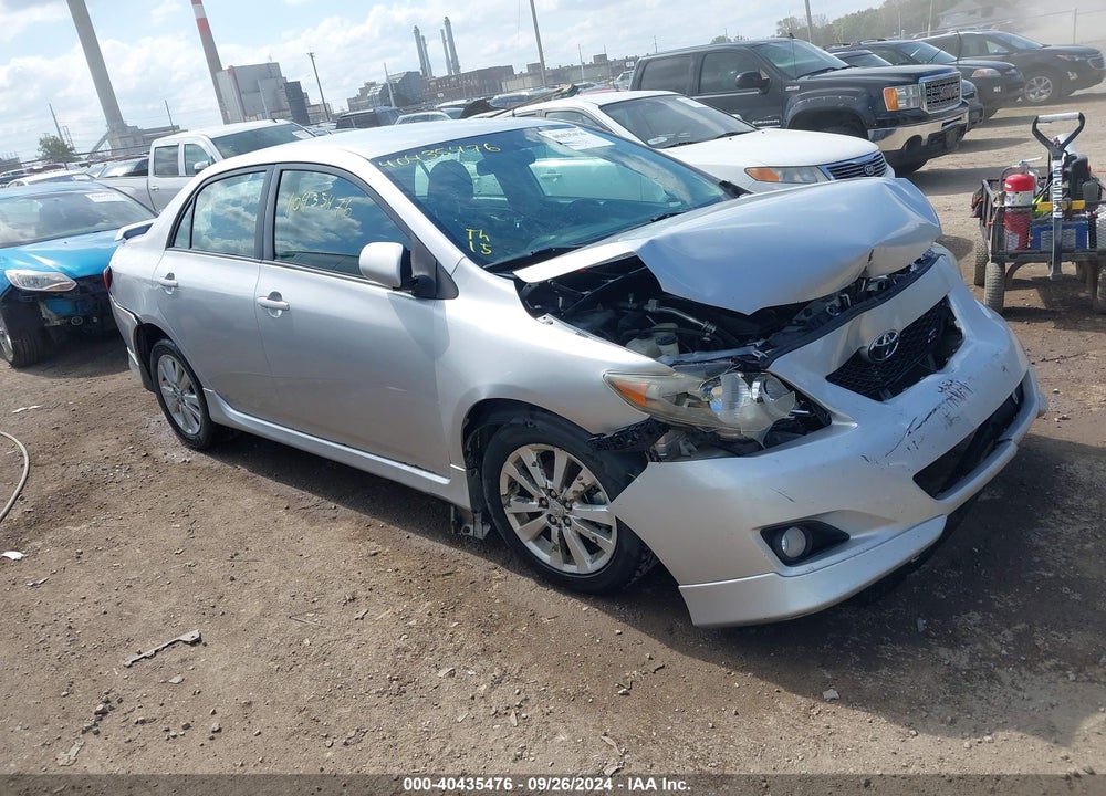 2009 TOYOTA COROLLA S VIN: 2T1BU40E49C162071