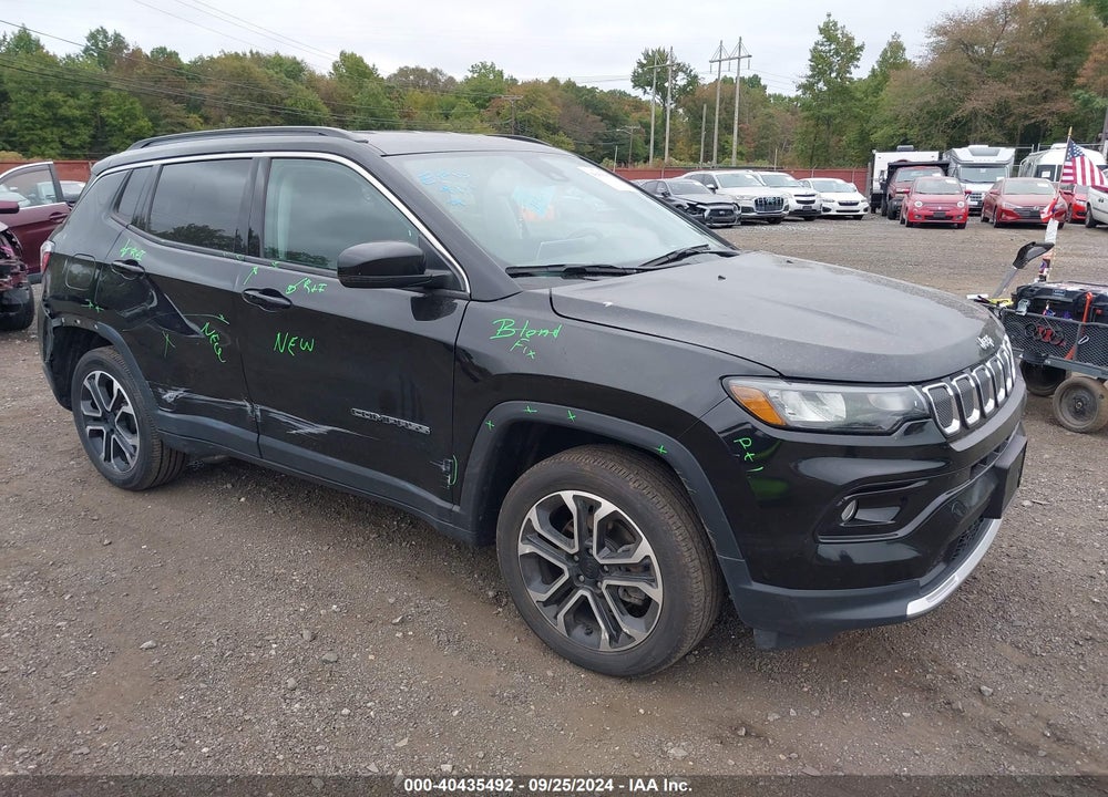 2022 JEEP COMPASS LIMITED 4X4 VIN: 3C4NJDCB8NT197582