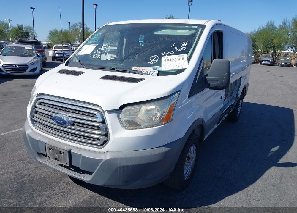 2018 FORD TRANSIT VAN BASE W/SLIDING PASS-SIDE CARGO DOOR VIN: 1FTYR1YM9JKA53923