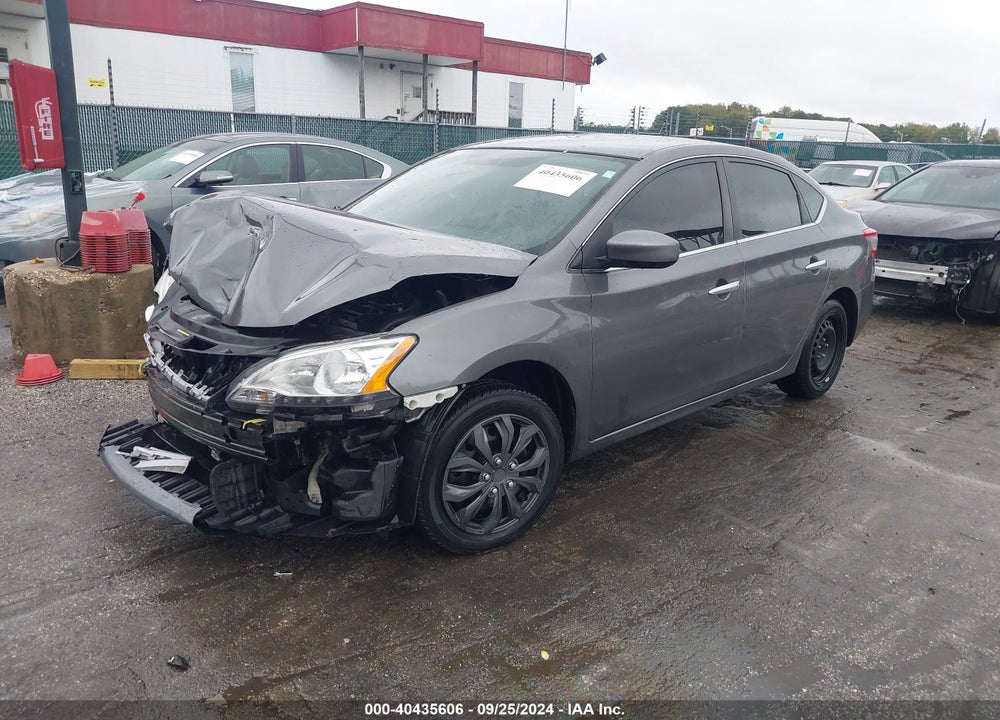 2015 NISSAN SENTRA SV VIN: 3N1AB7AP9FY350585