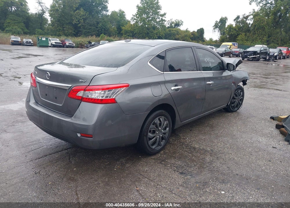 2015 NISSAN SENTRA SV VIN: 3N1AB7AP9FY350585