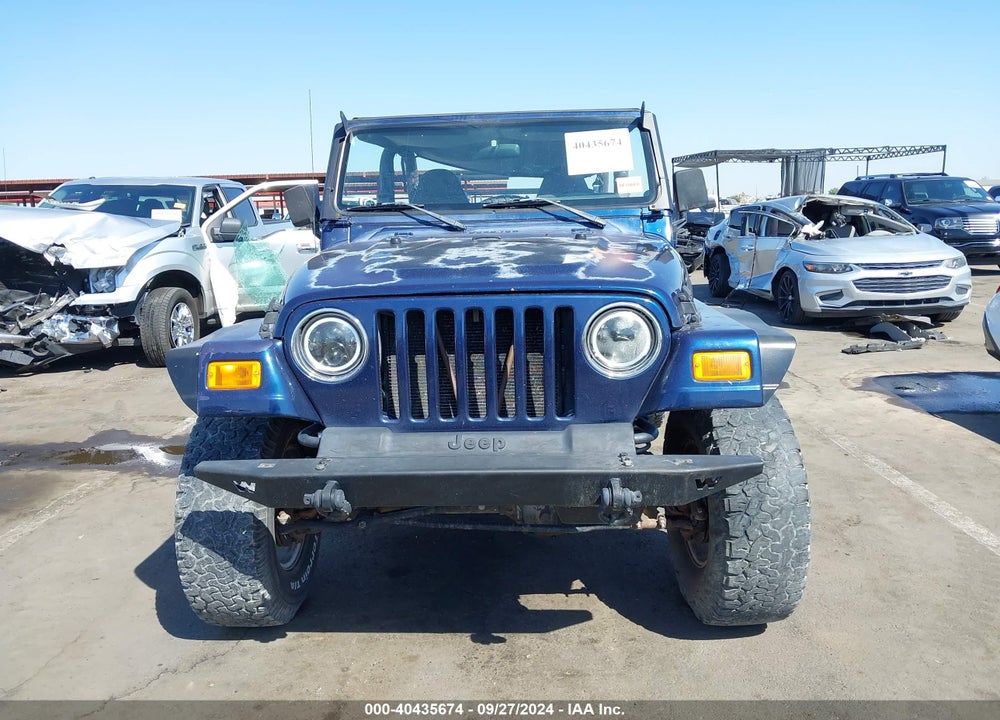 2000 JEEP WRANGLER SPORT VIN: 1J4FA49S8YP753985