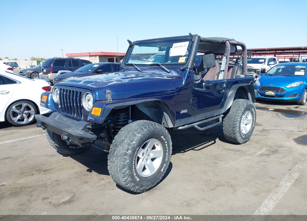 2000 JEEP WRANGLER SPORT VIN: 1J4FA49S8YP753985