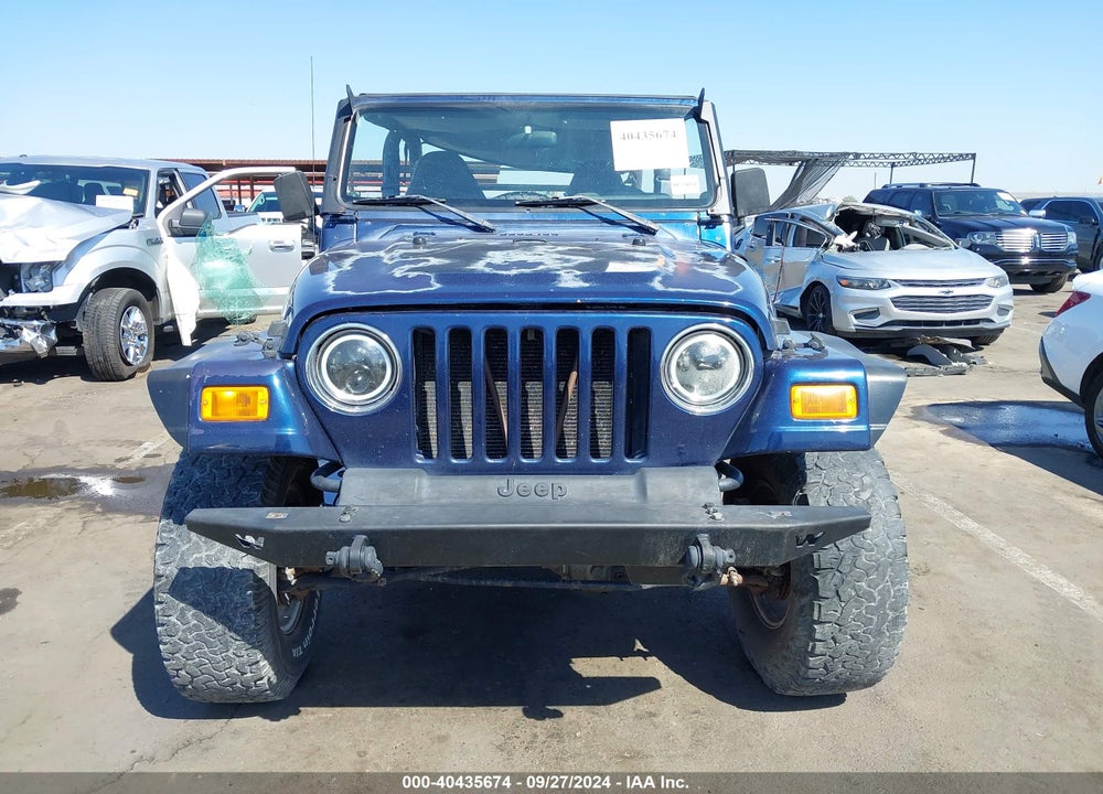 2000 JEEP WRANGLER SPORT VIN: 1J4FA49S8YP753985