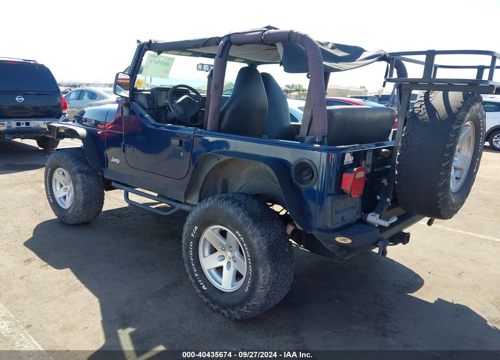 2000 JEEP WRANGLER SPORT VIN: 1J4FA49S8YP753985