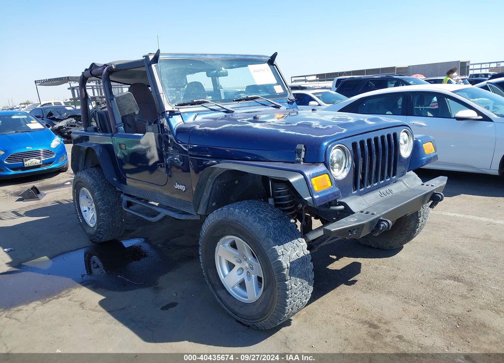 2000 JEEP WRANGLER SPORT VIN: 1J4FA49S8YP753985