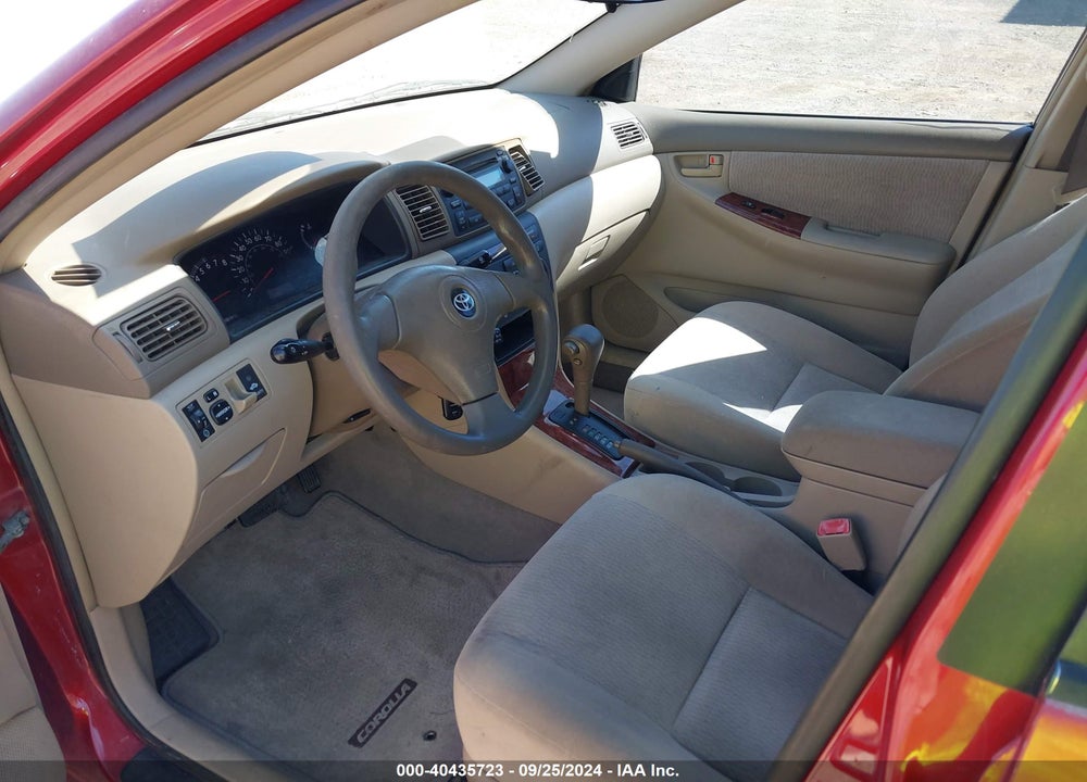 2005 TOYOTA COROLLA LE VIN: JTDBR32E852067837