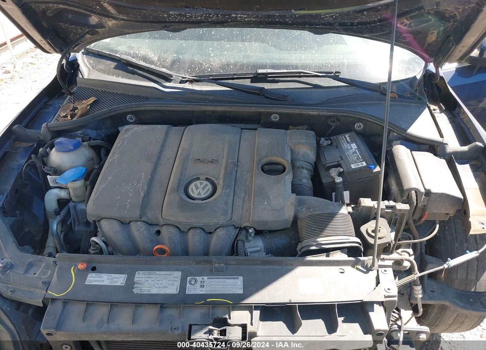2012 VOLKSWAGEN PASSAT 2.5L SE VIN: 1VWBH7A30CC067281