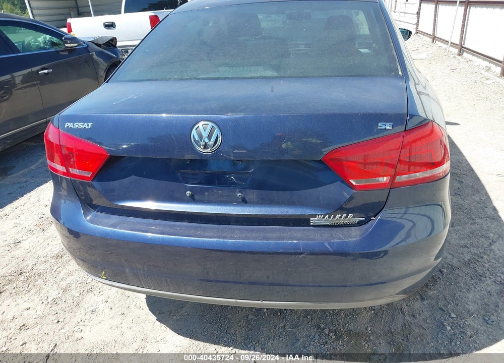 2012 VOLKSWAGEN PASSAT 2.5L SE VIN: 1VWBH7A30CC067281