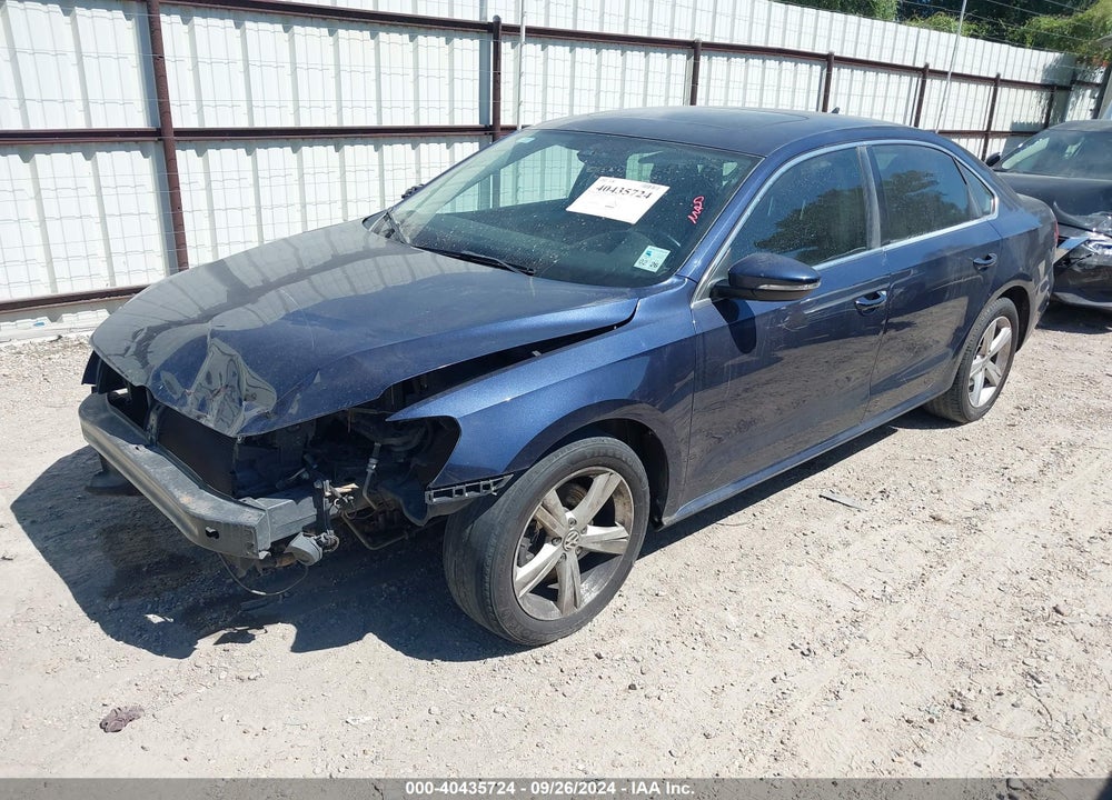 2012 VOLKSWAGEN PASSAT 2.5L SE VIN: 1VWBH7A30CC067281
