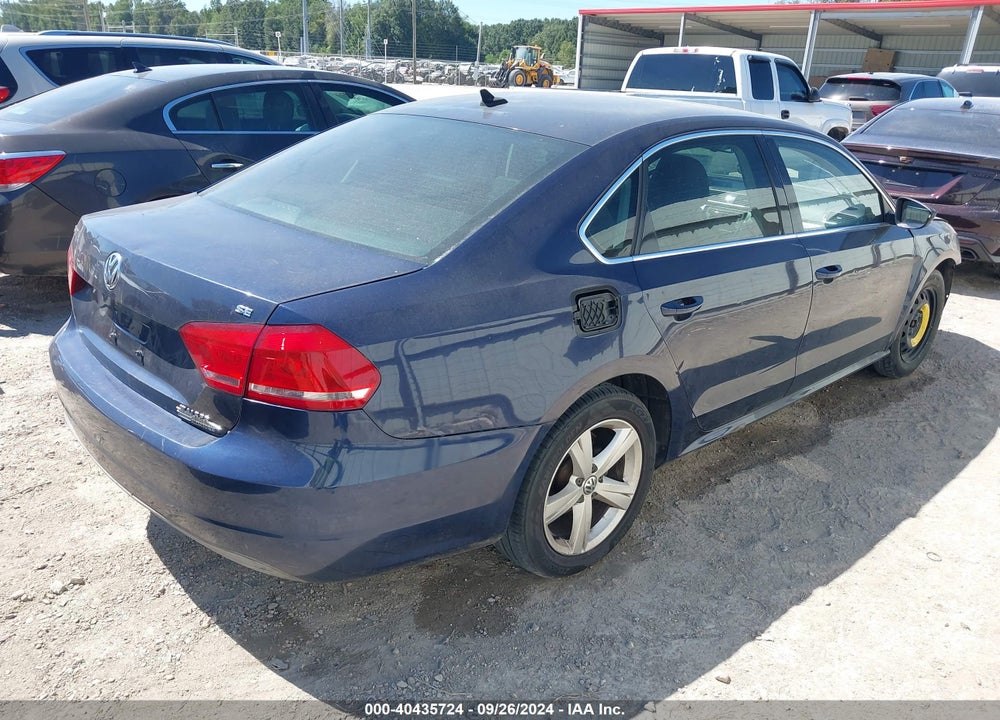 2012 VOLKSWAGEN PASSAT 2.5L SE VIN: 1VWBH7A30CC067281