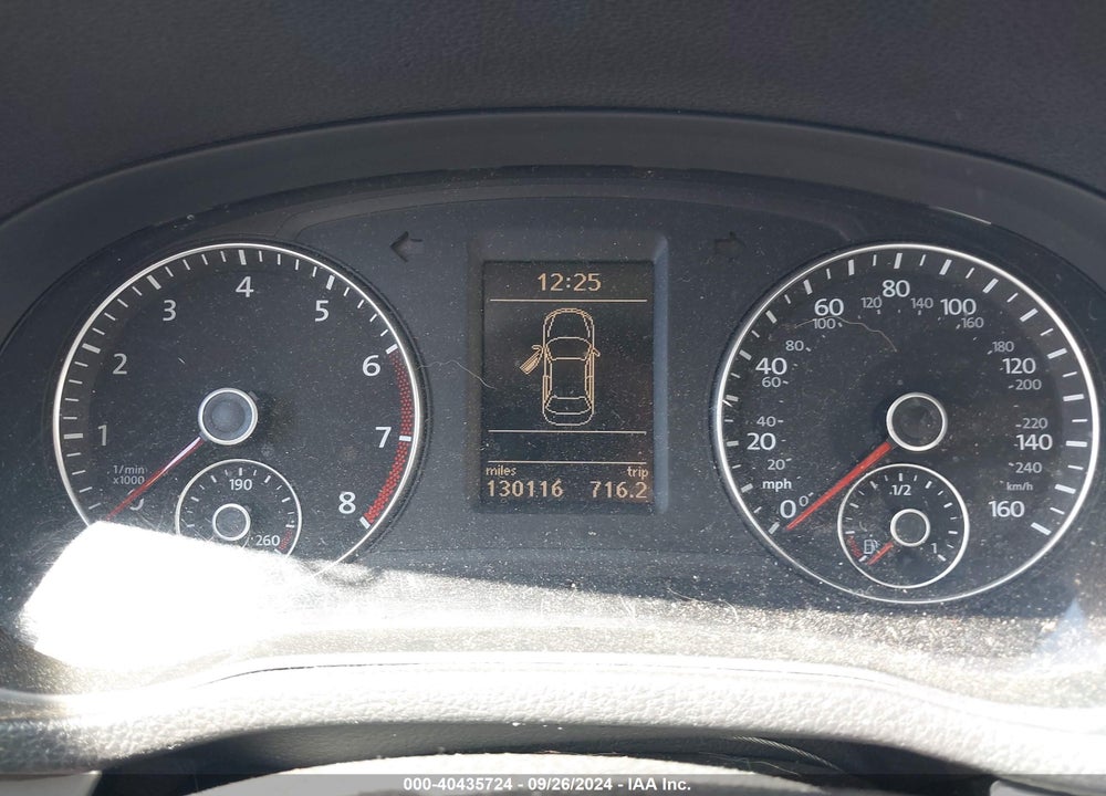 2012 VOLKSWAGEN PASSAT 2.5L SE VIN: 1VWBH7A30CC067281
