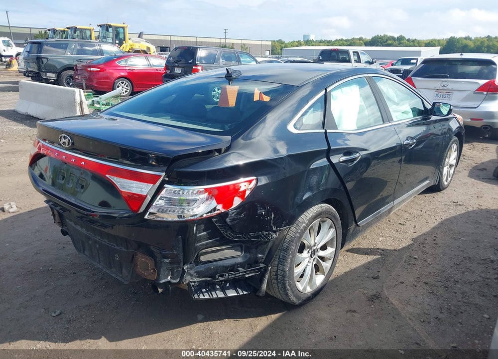 2012 HYUNDAI AZERA VIN: KMHFG4JG8CA155463