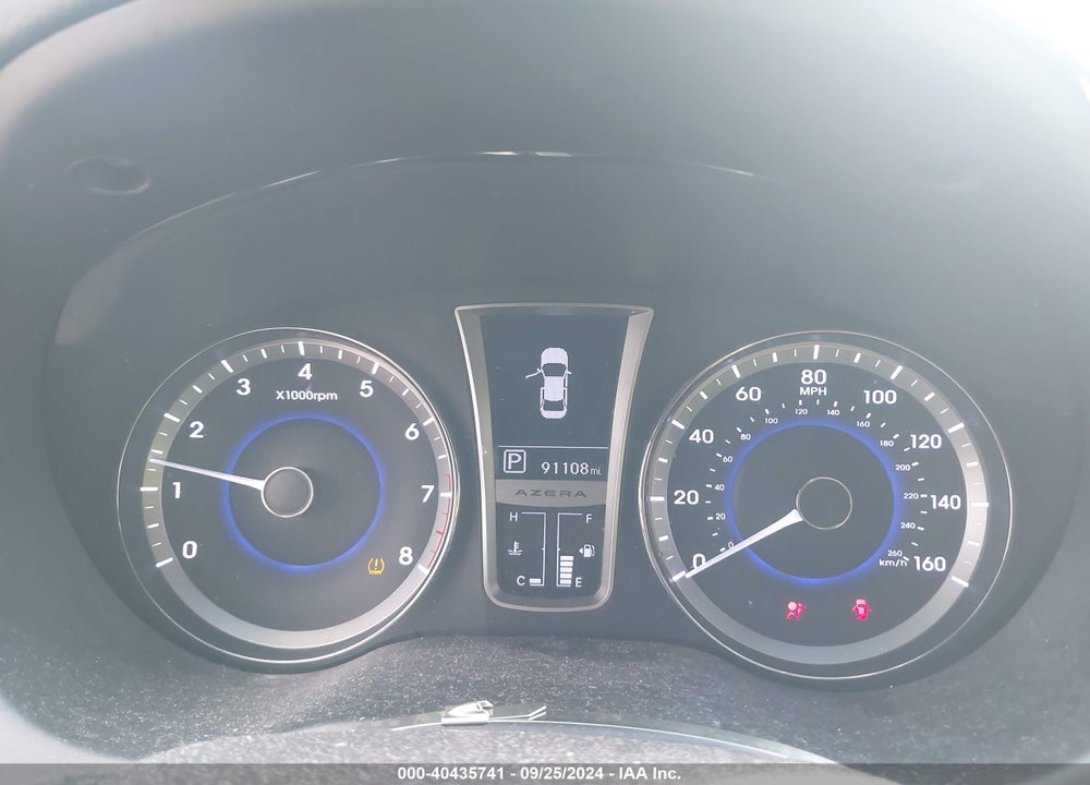 2012 HYUNDAI AZERA VIN: KMHFG4JG8CA155463