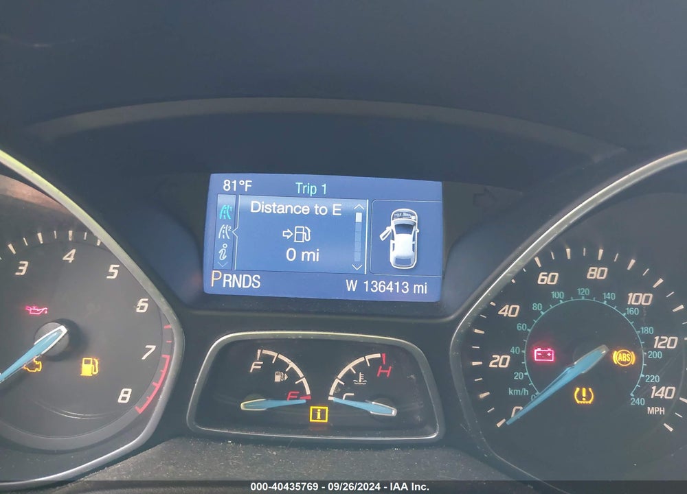 2014 FORD FOCUS SE VIN: 1FADP3K27EL455288