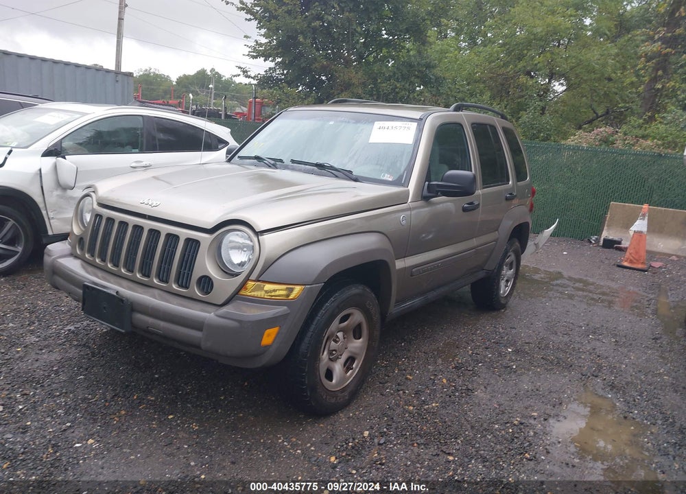 2006 JEEP LIBERTY SPORT VIN: 1J4GL48K56W141911