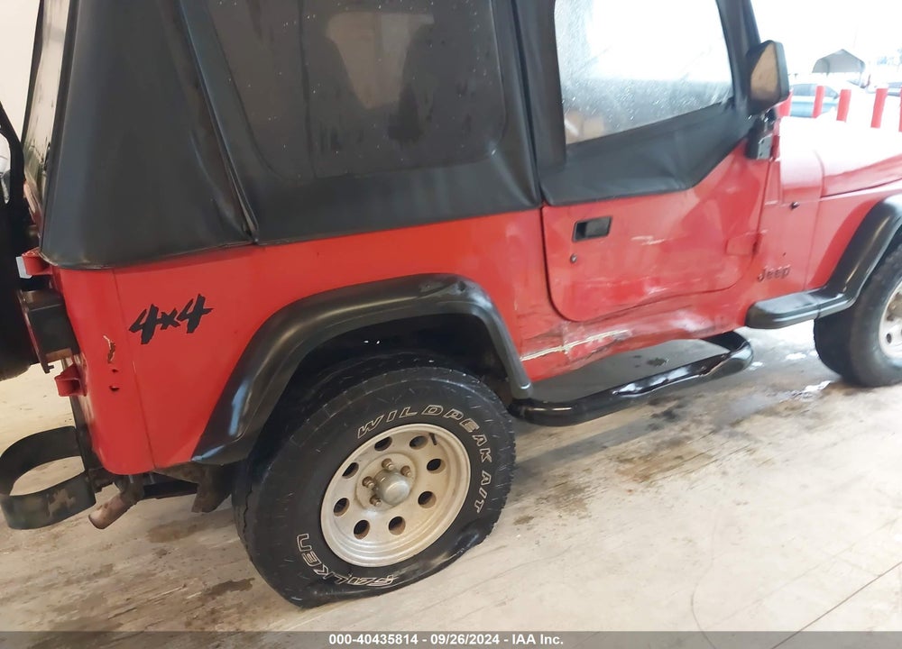 1995 JEEP WRANGLER / YJ S/RIO GRANDE VIN: 1J4FY19P5SP261797