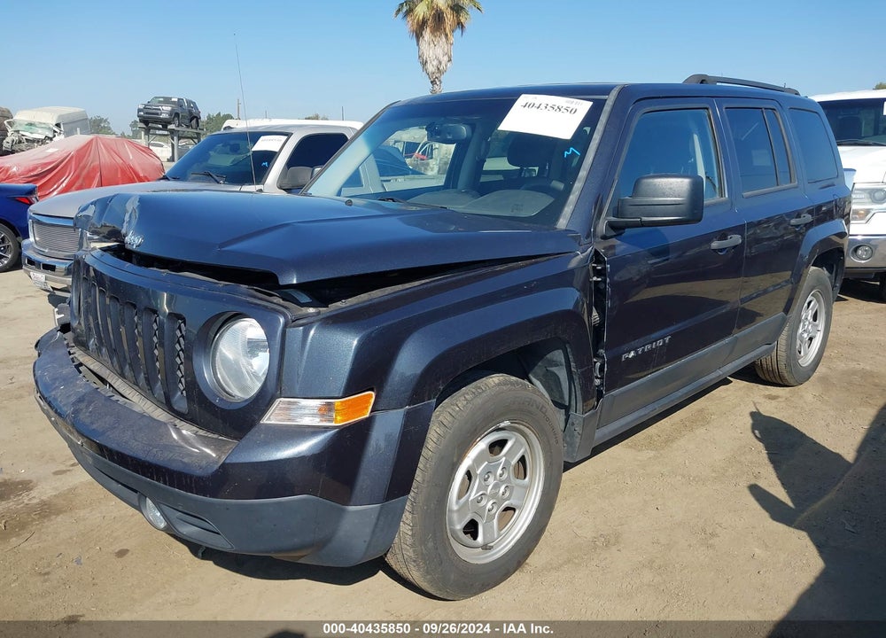 2016 JEEP PATRIOT SPORT VIN: 1C4NJPBBXGD507243