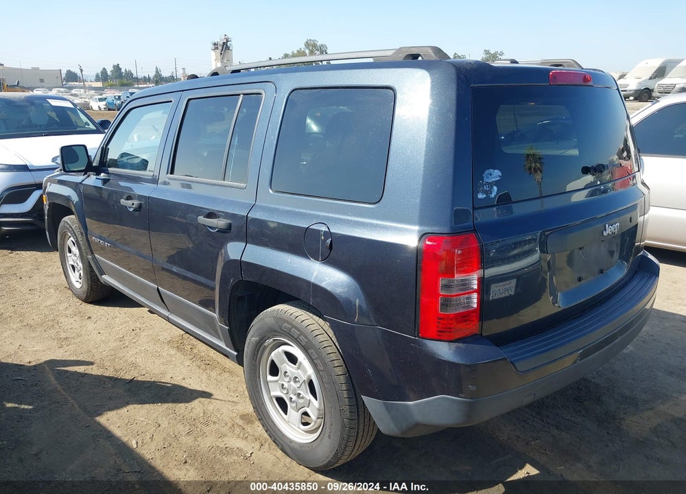2016 JEEP PATRIOT SPORT VIN: 1C4NJPBBXGD507243