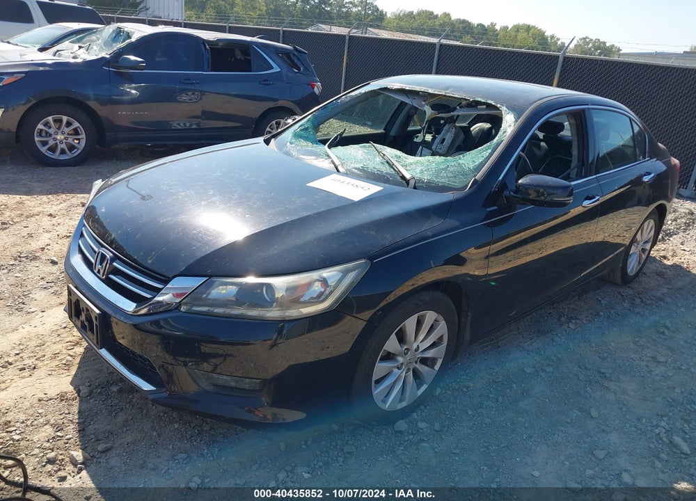 2014 HONDA ACCORD EX-L V-6 VIN: 1HGCR3F80EA018714