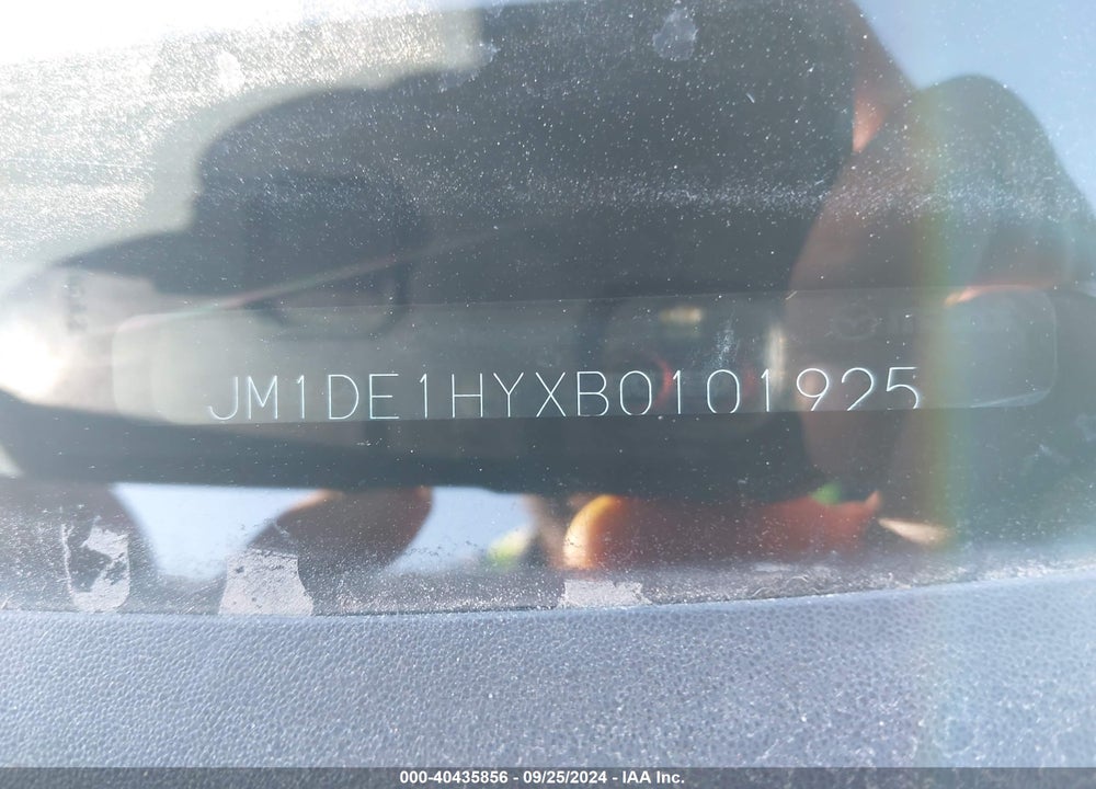 2011 MAZDA 2 SPORT VIN: JM1DE1HYXB0101925