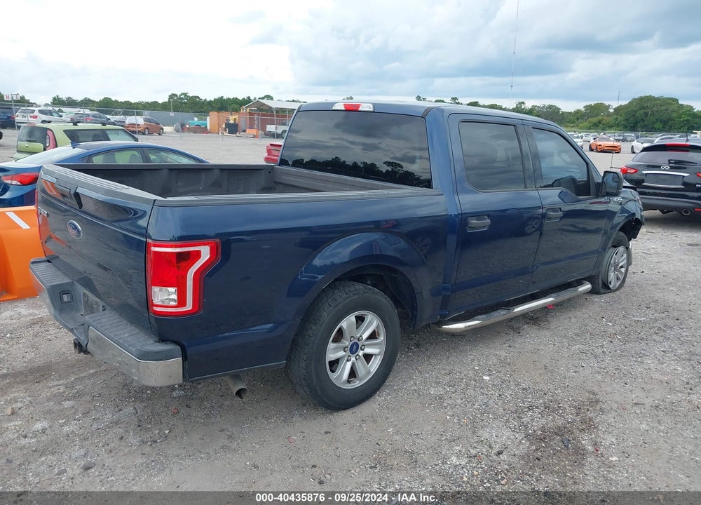 2017 FORD F-150 XLT VIN: 1FTEW1C85HKD26274