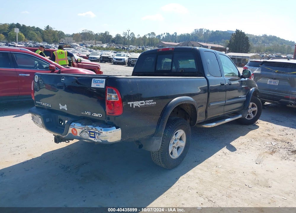 2005 TOYOTA TUNDRA SR5 V8 VIN: 5TBBT44115S459321