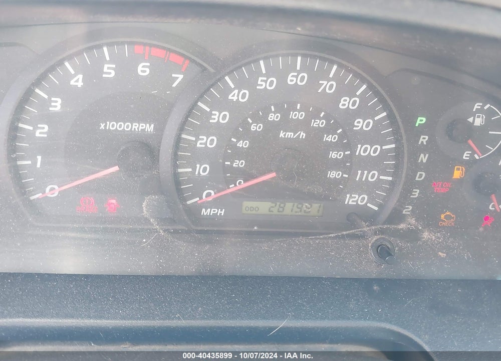 2005 TOYOTA TUNDRA SR5 V8 VIN: 5TBBT44115S459321