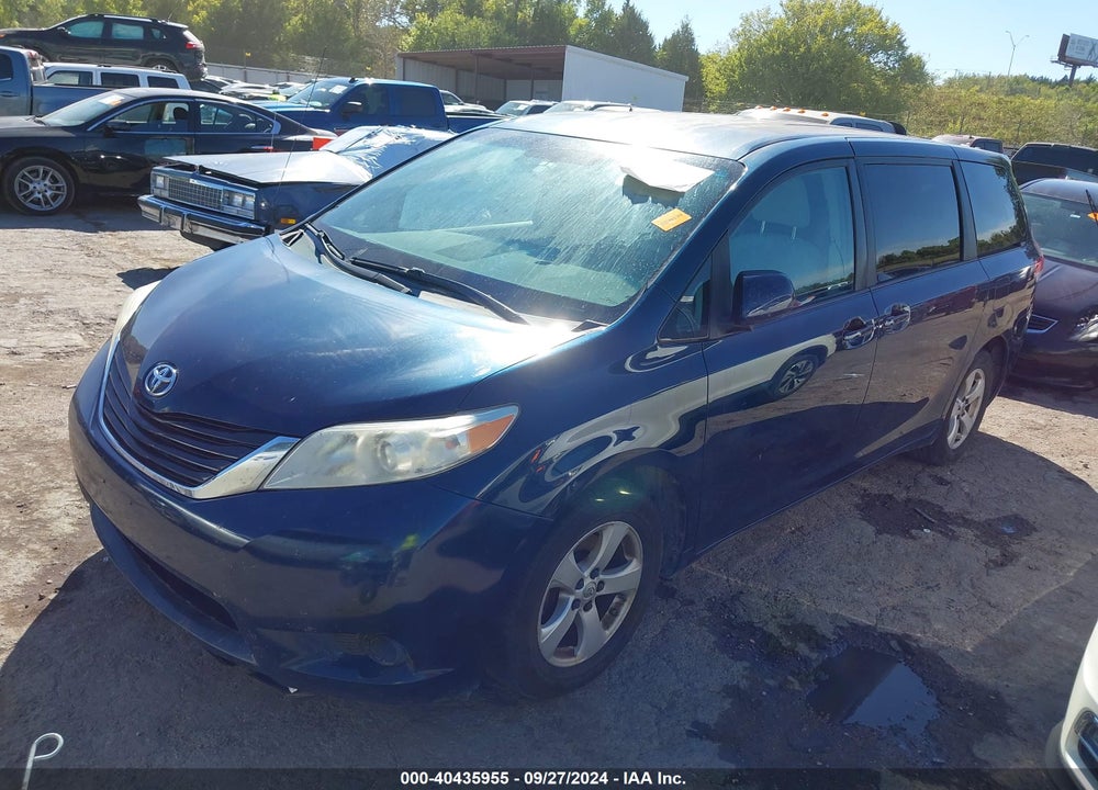 2011 TOYOTA SIENNA LE VIN: 5TDKA3DCXBS006822