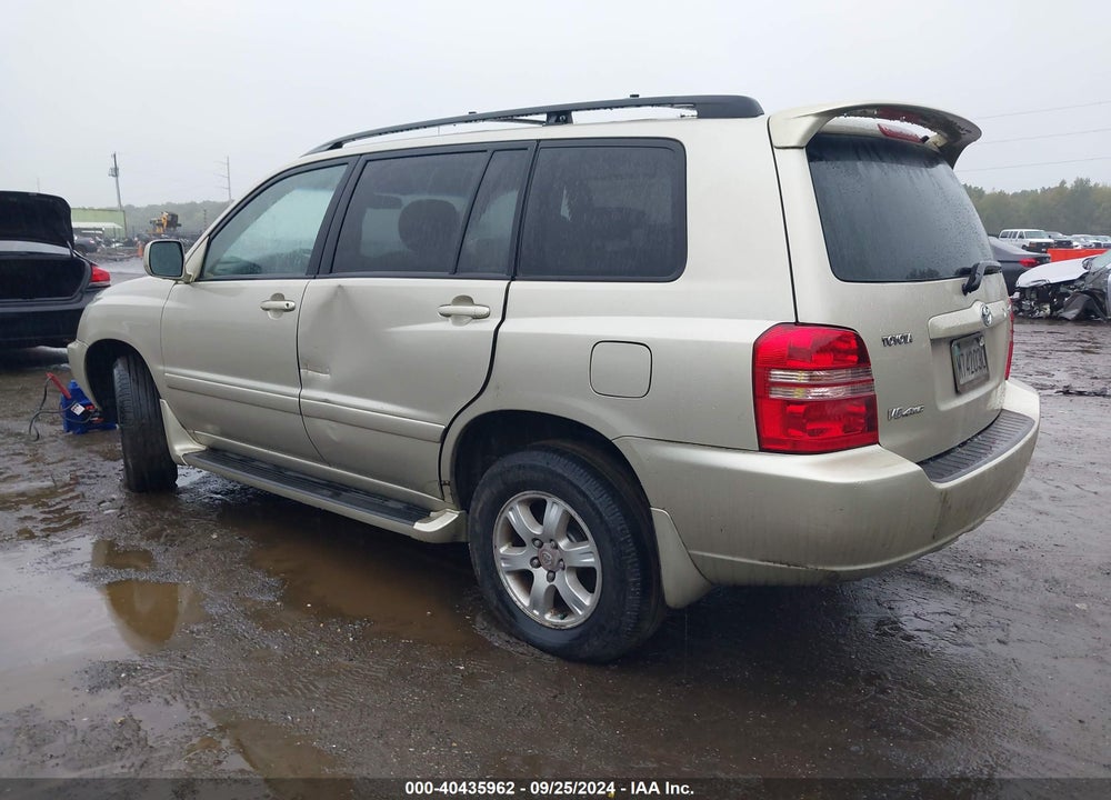 2002 TOYOTA HIGHLANDER V6 VIN: JTEHF21A720047495