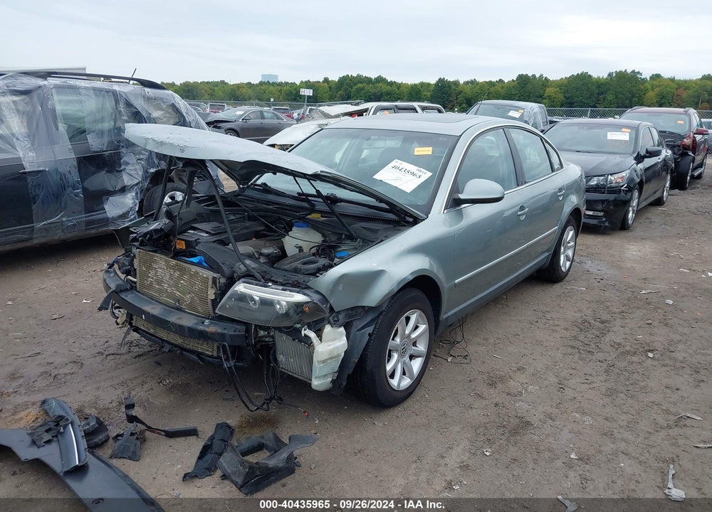 2004 VOLKSWAGEN PASSAT GLS VIN: WVWPD63B54E291459