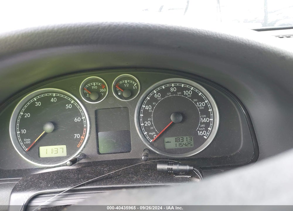 2004 VOLKSWAGEN PASSAT GLS VIN: WVWPD63B54E291459