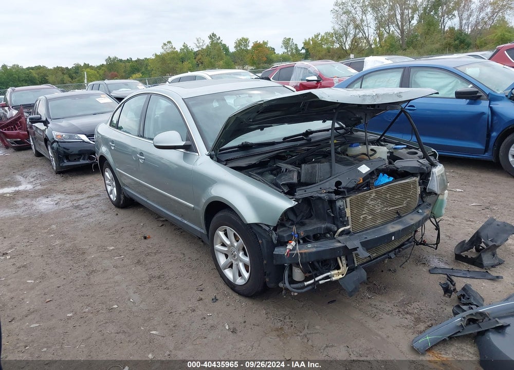 2004 VOLKSWAGEN PASSAT GLS VIN: WVWPD63B54E291459