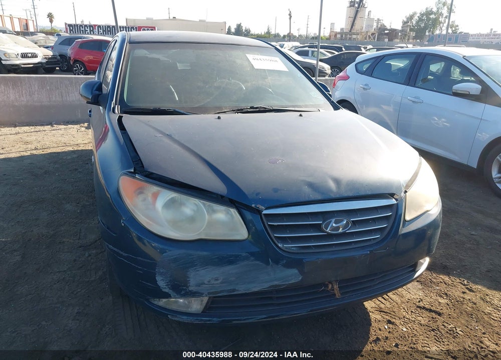 2007 HYUNDAI ELANTRA GLS/LIMITED/SE VIN: KMHDU46D87U104290