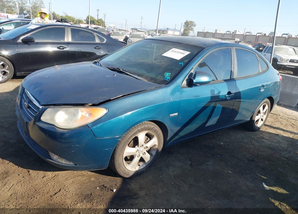 2007 HYUNDAI ELANTRA GLS/LIMITED/SE VIN: KMHDU46D87U104290