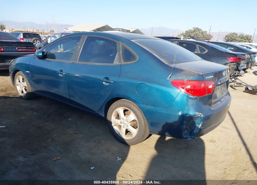 2007 HYUNDAI ELANTRA GLS/LIMITED/SE VIN: KMHDU46D87U104290