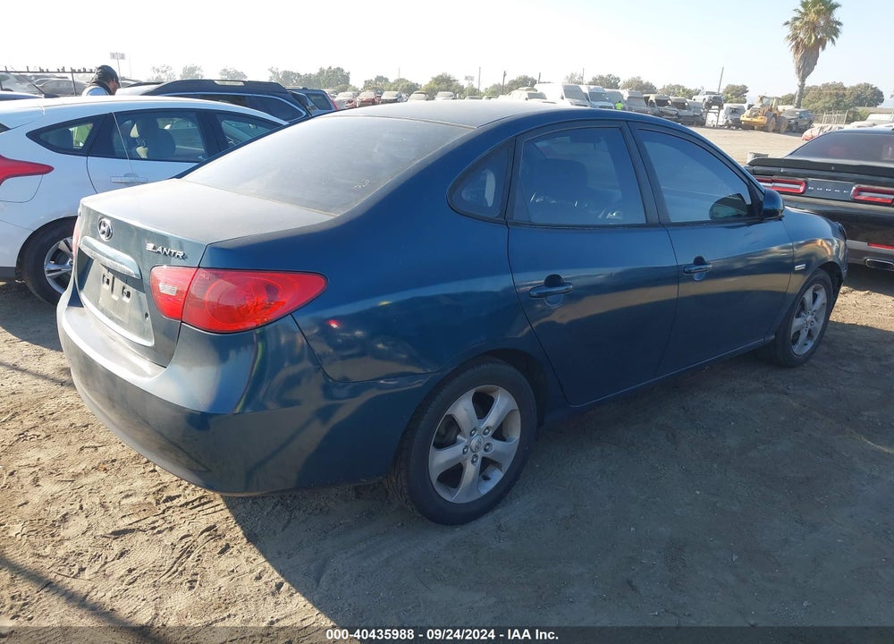 2007 HYUNDAI ELANTRA GLS/LIMITED/SE VIN: KMHDU46D87U104290