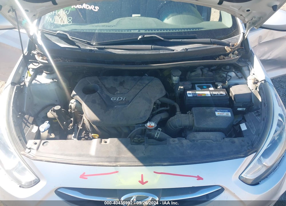 2015 HYUNDAI ACCENT GLS VIN: KMHCT4AE5FU877912