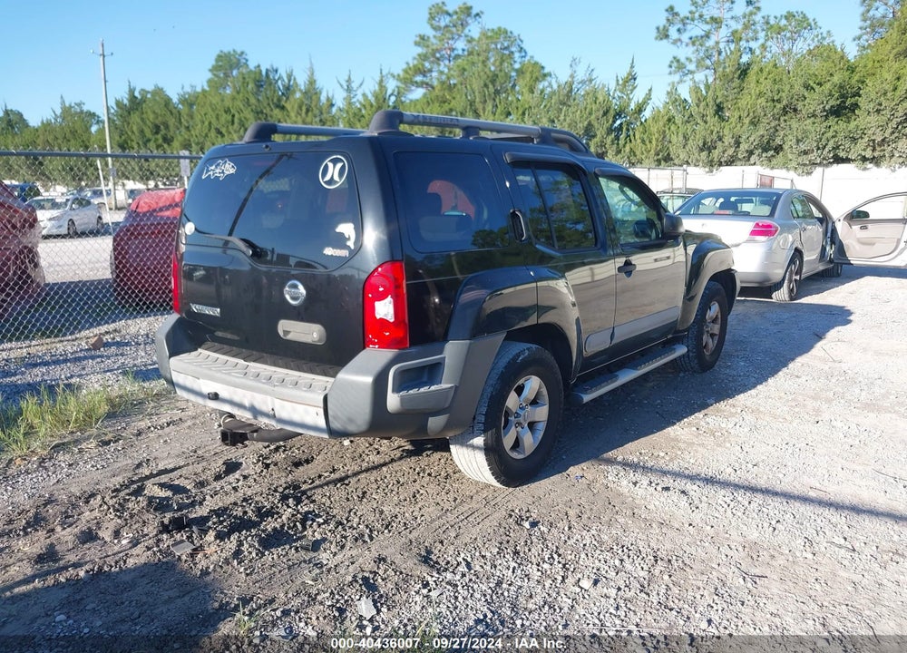 2011 NISSAN XTERRA S VIN: 5N1AN0NU7BC521604