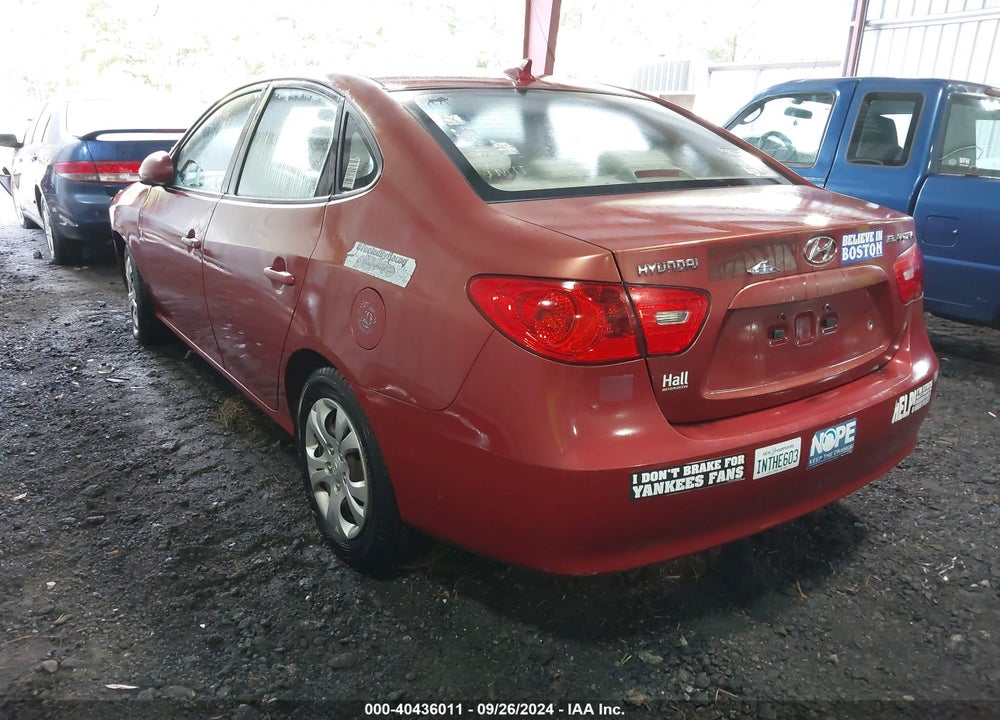 2009 HYUNDAI ELANTRA GLS VIN: KMHDU46D29U758902