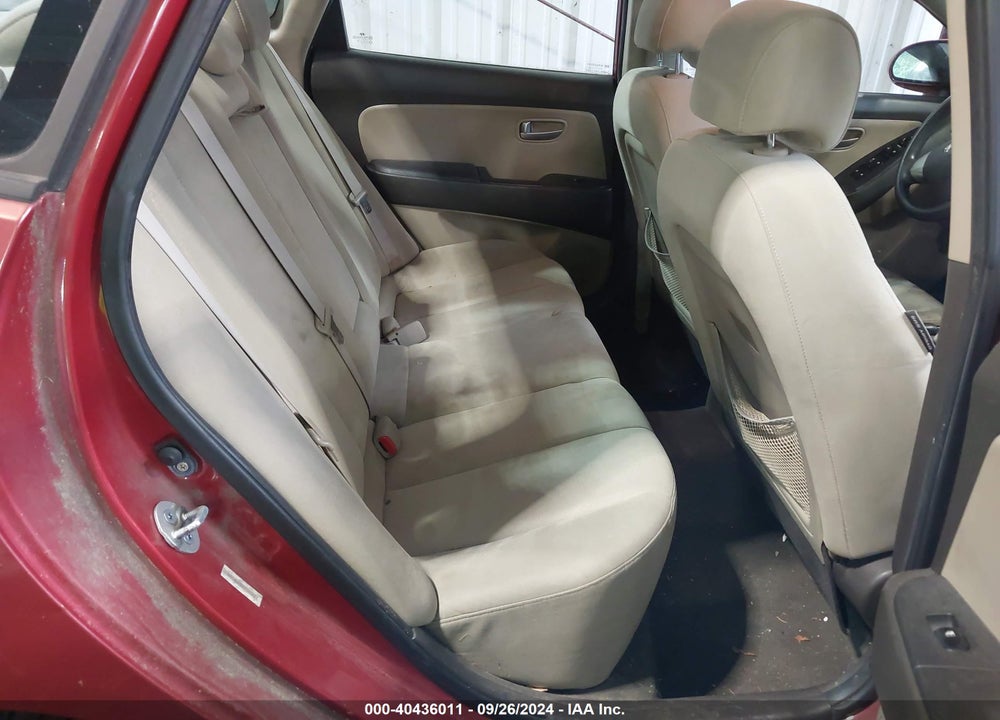 2009 HYUNDAI ELANTRA GLS VIN: KMHDU46D29U758902