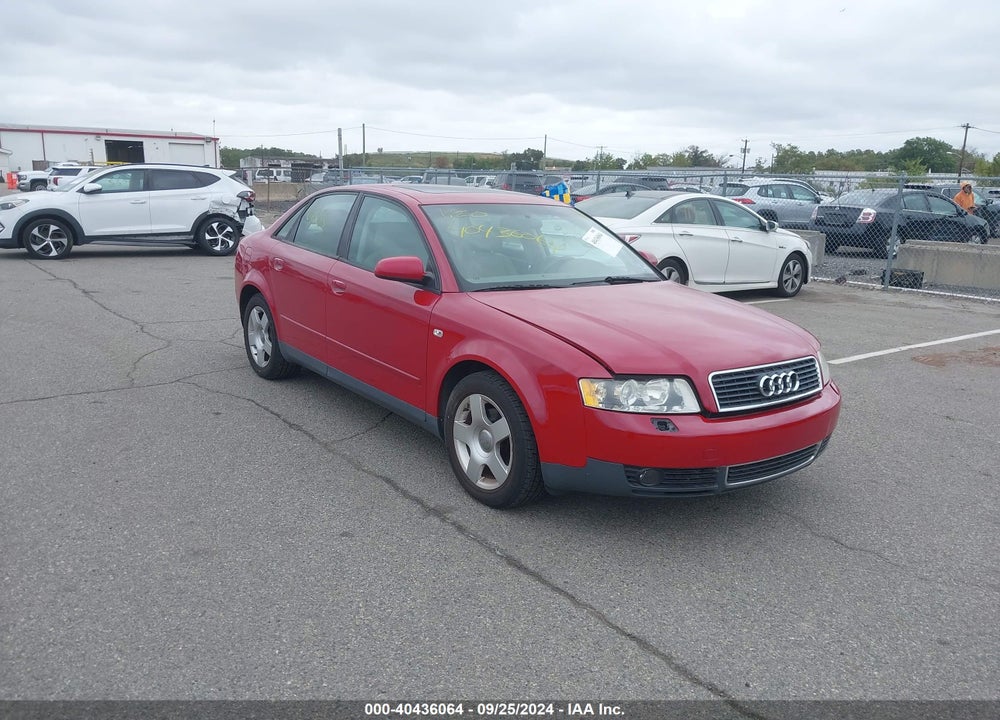 2002 AUDI A4 1.8T VIN: WAULC68E12A307758