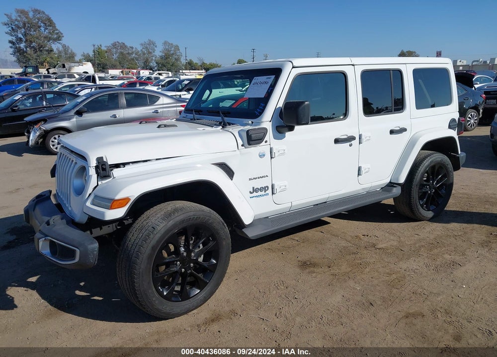 2021 JEEP WRANGLER 4XE UNLIMITED SAHARA 4X4 VIN: 1C4JJXP63MW720240