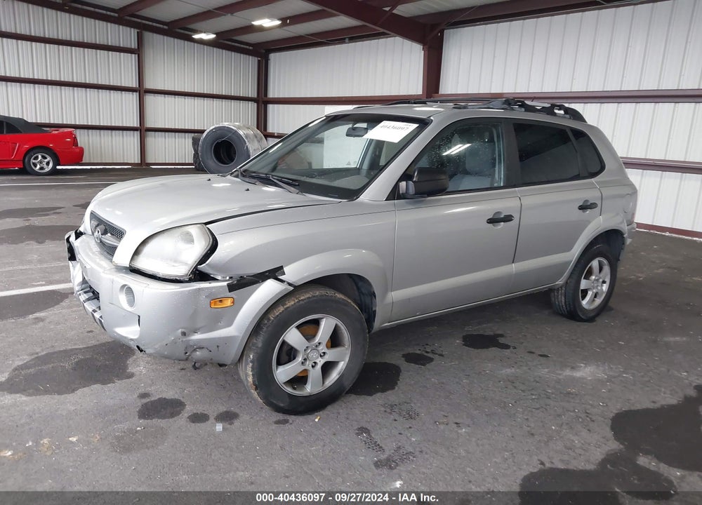 2008 HYUNDAI TUCSON GLS VIN: KM8JM12B68U910717