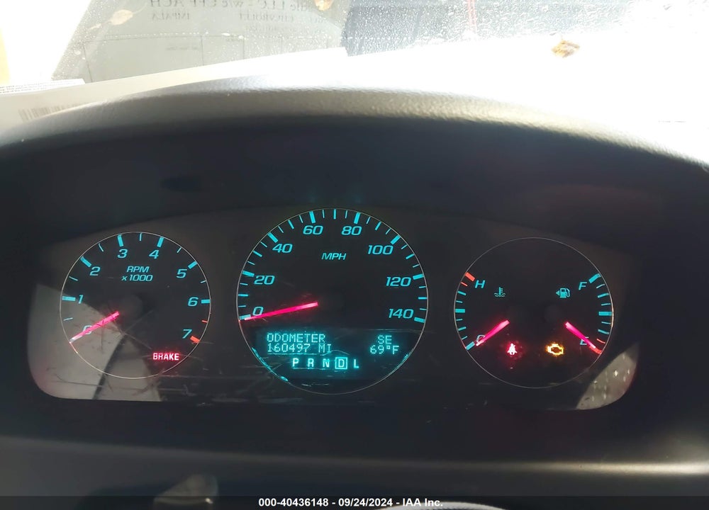 2013 CHEVROLET IMPALA LTZ VIN: 2G1WC5E38D1124201