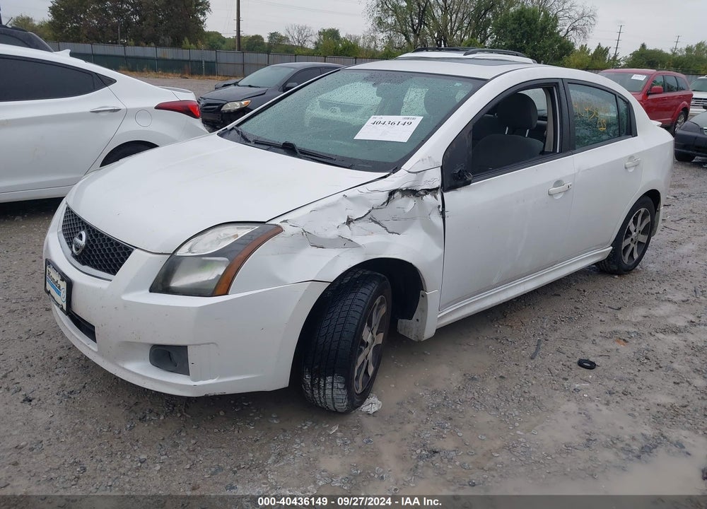 2012 NISSAN SENTRA 2.0 SR VIN: 3N1AB6AP7CL609450