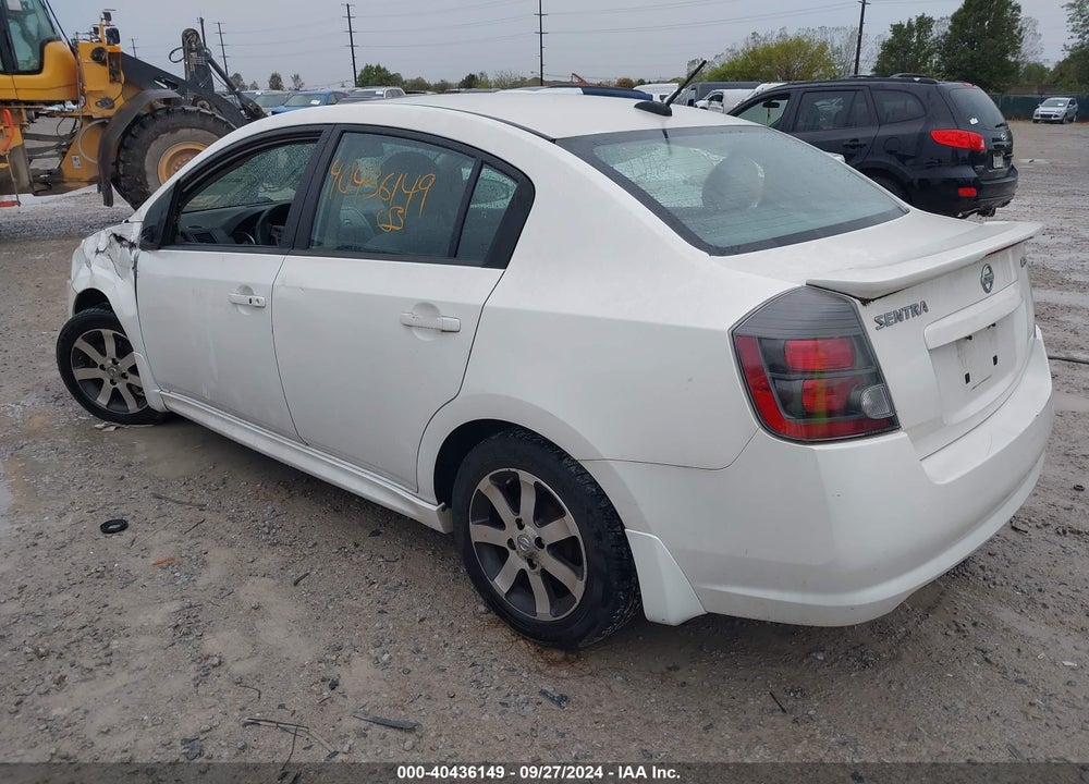 2012 NISSAN SENTRA 2.0 SR VIN: 3N1AB6AP7CL609450