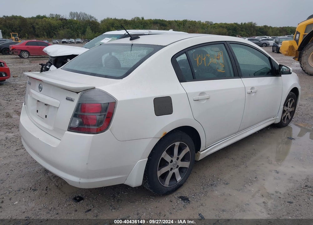 2012 NISSAN SENTRA 2.0 SR VIN: 3N1AB6AP7CL609450